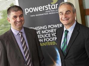 Powerstar Australia general manager Sam Czyczelis (right) with sales engineer Arthur Savidis. The company expects its new office will help it build on its recent successes in the local packaging, retail and logistics centres.